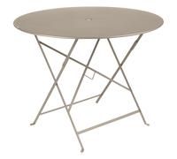 Table de jardin pliante 4 personnes FERMOB Bistro Ø 96 cm - Muscade