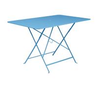 Table de jardin pliante 6 personnes FERMOB Bistro 117 x 77 cm - Bleu Maya