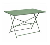 Table de jardin pliante acier époxy - Cuba - L.110 x l.70 cm - 4 personnes