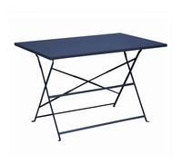 Table de jardin pliante acier époxy - Cuba - L.110 x l.70 cm - 4 personnes