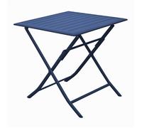 Proloisirs Table de Jardin carrée Lorita - Bleu 70 x 71 x 70 cm (Bleu)