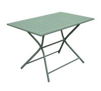 Table de jardin pliante aluminium - Globe - L.110 x l.70 cm - 2 à 4 personnes