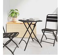vidaXL Table de bistrot anthracite 55 x 55 x 72,5 cm