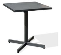 Table de jardin pliante CITY GARDEN Louise, 70 x 70 cm, Acier, Anthracite