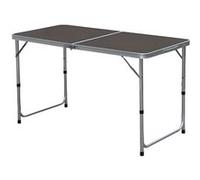 Table de jardin pliante en aluminium coloris gris - Longueur 120 x Profondeur 60 x Hauteur 69/61/55 cm - PEGANE - Gris G