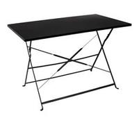 Table D'Extérieur - HOME DECO FACTORY - Palerme - Pliable - Noir