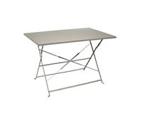 HOME DECO FACTORY Table de jardin pliante Palerme 110 x 70 cm Taupe