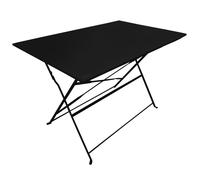 Table D'Extérieur - HOME DECO FACTORY - Palerme - Pliable - Noir