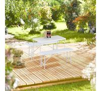 Table de jardin pliante réglable pour l'extérieur