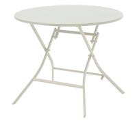 Table de jardin pliante ronde 4 places GREENSBORO - Argile