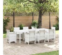 vidaXL Table de Jardin Anthracite 100 x 100 x 73 cm polyrotin 871680
