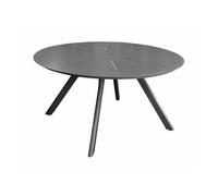 Table de jardin ronde aluminium - Seven - Ø 150 cm - 6 personnes