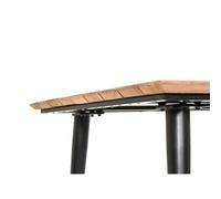 Table De Jardin Rectangulaire En Bois Teck Comores - 4 Places - Jardiline Multicolore