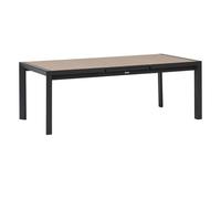 Table De Jardin Rectangulaire Extensible Alu Evasion 8/10 Places Effet Bois - Hespéride Multicolore