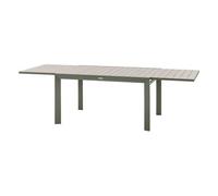Table De Jardin Rectangulaire Extensible Coulissante Evasion 8/10 Places Lin Et Laurier - Hespéride Multicolore