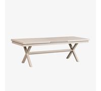 Table De Jardin Rectangulaire Extensible En Aluminium Karena Tapioca Beige 240 - 300 X 100 Cm