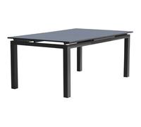 Table de jardin rectangulaire extensible - Gris anthracite - Aluminium - 10 personnes - 180/240 x 100 cm - MIAMI - DCB GARDEN