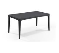 Table de jardin - rectangulaire - gris graphite - en résine - 6 personnes - Girona - Allibert by KETER
