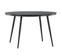 Table de Jardin Ronde Break 120cm Noir