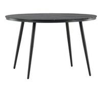 Table de Jardin Ronde Break 120cm Noir
