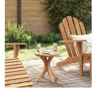 vidaXL Table de jardin ronde en teck massif Ø40 x H41 cm marron – résistante aux intempéries