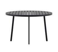 Table de Jardin Ronde Giardini 120cm Noir