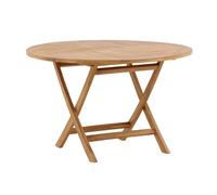 Table de Jardin Ronde Kenya 120cm Naturel