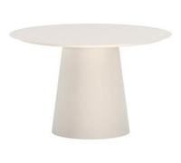 Table de Jardin Ronde "Lanzo" 120cm Beige Beige