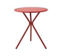 Table de Jardin Scab 60 x 60 cm Leo 2719 VM Rouge Brique