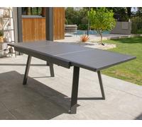 Table de jardin STOCKHOLM 150/225x96cm aluminium avec rallonge DCB Garden