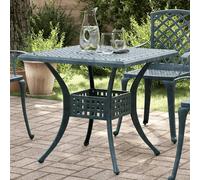 Table de jardin - Table de balcon - Table de terrasse - Pour repas en extérieur - Pliable - 80 x 80 x 75 cm - Vert