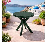 Table de jardin Table de bistrot ronde Vert Don Ø70xH72cm