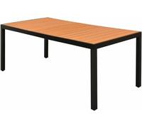 Table de jardin, table pour l'extérieur, table de balcon, table multifonctionnelle, table de buffet, table de bière, table de tente de bière, table pour marché aux puces, matériau composite bois-plast