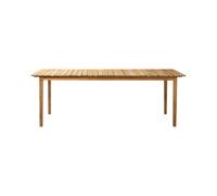 Table de jardin teck massif M2 Sammen WxHxD 220x75.5x90cm