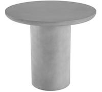 Table de jardin ronde TALMI 86,5x75,5cm - gris béton