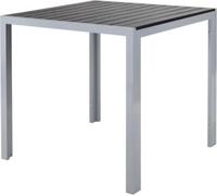 Table de jardin Zyrell - Table de jardin en aluminium - Pour l'intérieur et l'extérieur - Table d'appoint carrée de jardin - Table de bistrot - Table de salle à manger - Résistant à la chaleur et aux