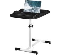 Table de Lit à Roulette - LDSZXNE - Bureau Debout Mobile 60x40cm Noir