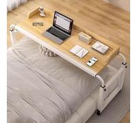 Table De Lit Médicale à Roulettes Pliable Pour Ordinateur Portable Debo - Couleur Bois