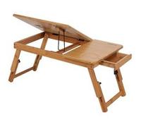 Table de lit pour ordinateur portable PC en bois réglable support ajustable 4 angles Multicolore G