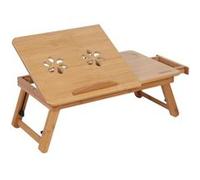 Table de lit Réglable en Bambou pour ordinateur portable Jaune G