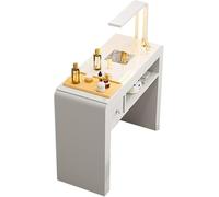 Table de manucure professionnelle avec collecteur de poussière et lampe LED pour spa et salon de manucure idéale pour les professionnels de la beauté