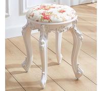 Table de maquillage Kruk - Banc de rangement pour maquillage - Assise confortable - Siège rembourré - Supporte jusqu'à 150 kg - Blanc