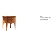 Table de nuit classique Console d'appoint Chambre à coucher Tables en bois Consoles