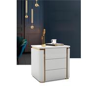 Table de nuit Console d'appoint Chambre à coucher Métal Brillant Tables Consoles Designer