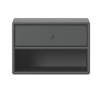 Montana Table de chevet Dash Anthracite 04. suspension incluse cm