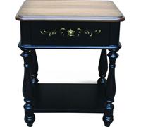 Table de nuit design Console de luxe Tables de chevet Consoles en cuir Bois Nouveau