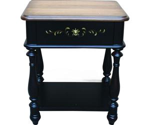 Table de nuit design Console de luxe Tables de chevet Consoles en cuir Bois Nouveau