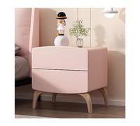 Table de Nuit Table de Chevet Simple en Bois, Organiseur Chambre à Coucher, Rangement for la Maison, Table Chambre à Coucher(Pink,XL)
