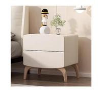 Table de Nuit Table de Chevet Simple en Bois, Organiseur Chambre à Coucher, Rangement for la Maison, Table Chambre à Coucher(Blanc,Grand)