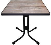 Table de patio pliante vintage Limburg résistante aux intempéries 70 x 70 cm